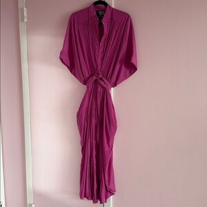 Ever By X One Dress Project Multiwear Shirt-Dress Peony Parfait Pink